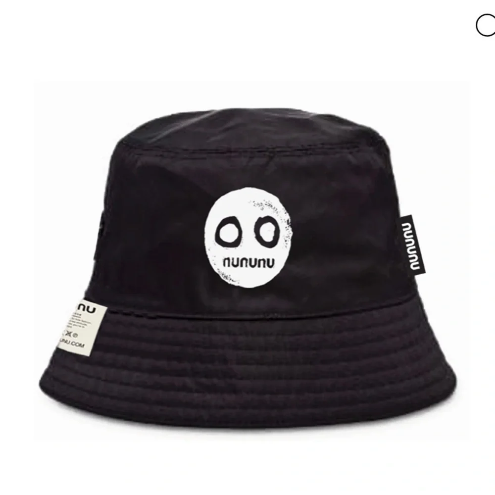 Black Bucket Hat with Logo